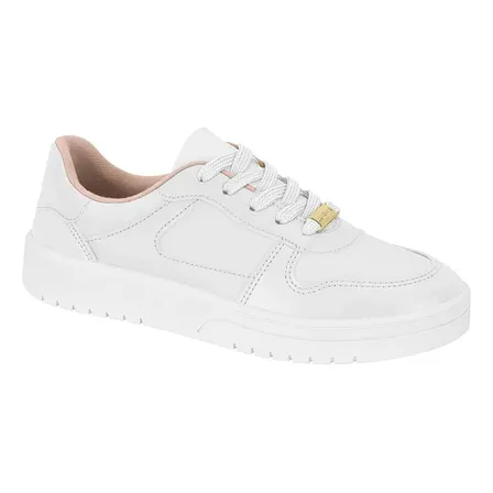 Tênis Moleca Feminino Moda Casual Confortável Original Branco 38 Br