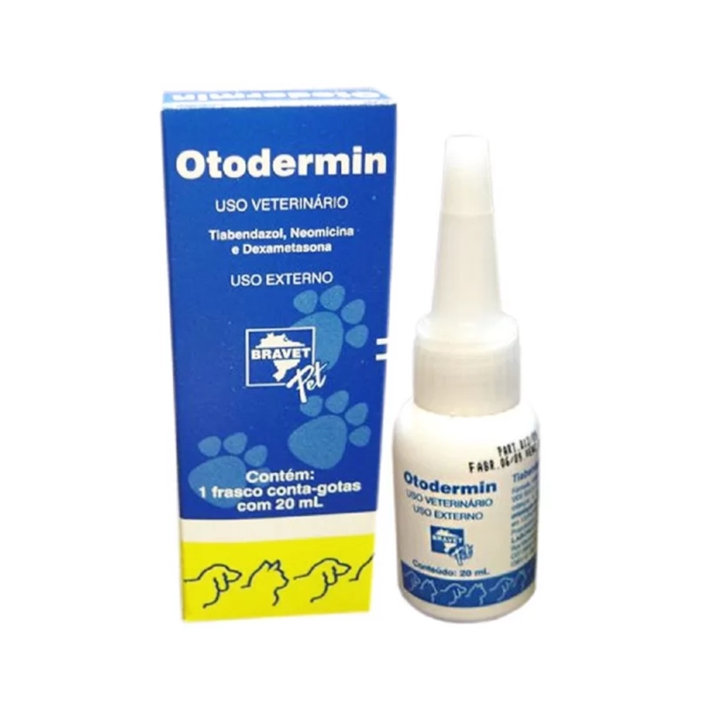 Otodermin para Cães e Gatos 20ml
