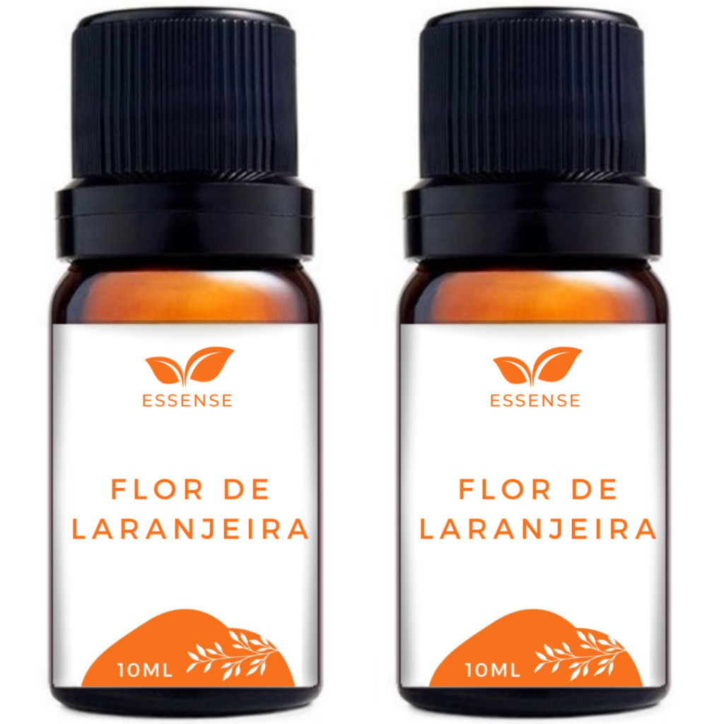 2 Essências de Flor de Laranjeira 10ml Hidrossolúvel Aromatizador Difusor Umidificador Base Água