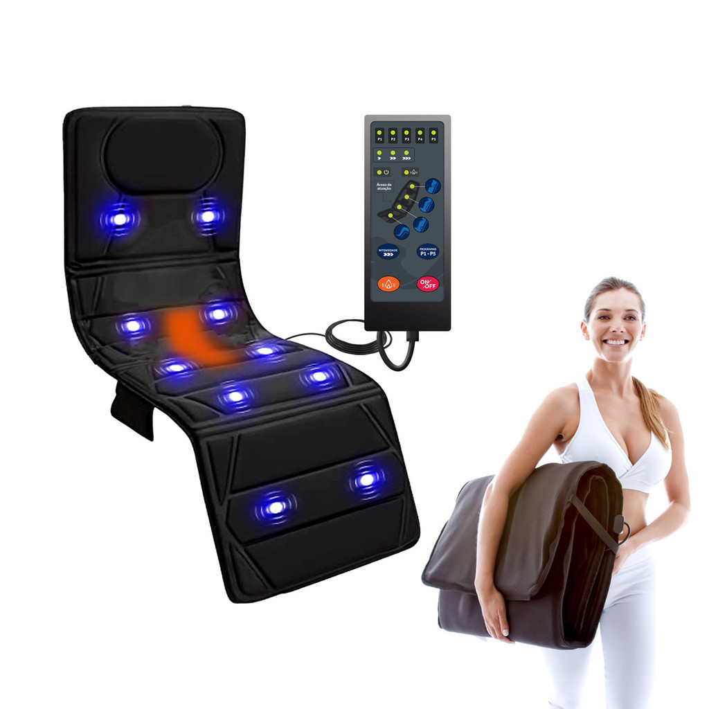Esteira Massageadora Com Aquecimento 10 Motores Relaxmedic