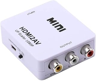 Mini Adaptador Conversor De Hdmi Para Vídeo Composto 3rca Av