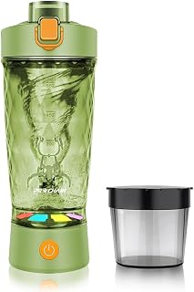 Coqueteleira elétrica de proteína, copo de mistura de shakes de proteína recarregável por USB,