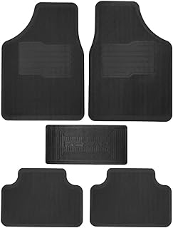 Jogo de Tapetes Automotivos Emborrachados Universal para Carros (Kit 4 Peças)