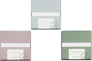 dalisp Notas autoadesivas 3 x 3 polegadas Bloco de notas autoadesivo Papel de memorando 3 blocos de