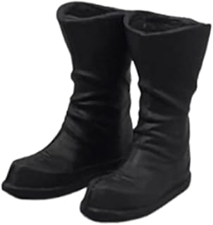Botas de em escala 1/12, sapatos em miniatura para homens, bonecos, roupas, acessórios, modelo de boneca, presente de moda, calçados pontudos