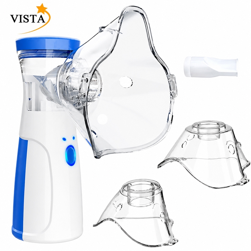 Inalador Nebulizador Ultrassônico Portátil a Pilha e Bivolt – Inalador Silencioso Adulto e Infantil