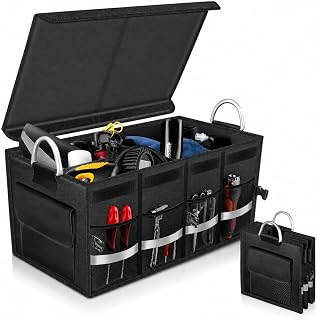 Bolsa Organizadora Porta Malas Carro 66L Dobrável Oxford Premium Impermeável Multiuso Organizador
