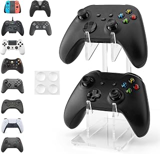 YIBEICO 2-Tier Game Controller Holder for Xbox Series X, Xbox, 360, Ps5, Ps4, Switch,Nintendo,Steam