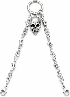 Corrente de sapato de crânio, pingente de caveira, acessório para bota, calçado, joias punk