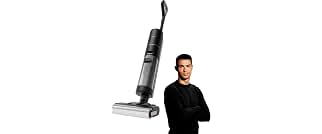 Dreame H12 Pro FlexReach Aspirador Vertical Sem Fio Seco e Úmido, Reclinável a 180°, Secagem em 5 Min, Sucção 18kPa, Lavagem a Quente a 90°C, Limpeza com Escova Dupla, 50 Min de Limpeza,