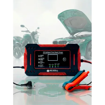 Carregador Inteligente De Bateria Automotiva Several Importados 12v Portátil Rápido Para Carro