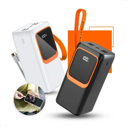 Power Bank Turbo Carregador Portátil 50.000mah Turbo 22.5w Premium Universal Rápida Carga Para