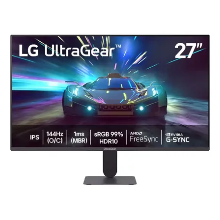 Monitor LG Ultragear 27g411a-b 27 ,fhd, 144hz, 1ms (mbr), Nvidia G-sync, Amd Freesync, Hdr10 Pr