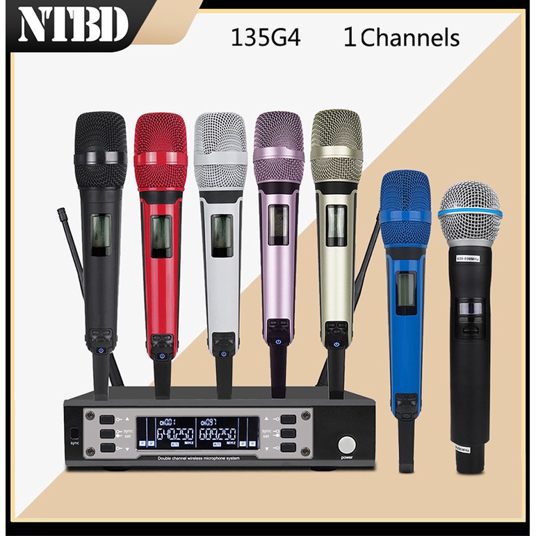 Professional high-quality wireless microphone KTV EW135G4 UHF for Sennheiser to only receive or