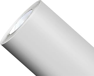 Adesivo Branco Fosco Para Geladeira Móveis Fogão Vinil Liso Decoração C/Espátula Para Envelopamento