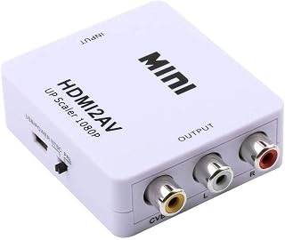 Mini Adaptador Conversor De Hdmi Para Vídeo Composto 3rca Av