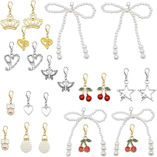 24 peças elegantes decorações de fita de contas para sapatos, bolsas, conjunto de acessórios de calçados modernos