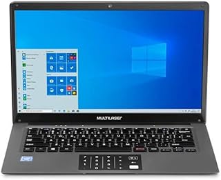 Notebook Multilaser Legacy Cloud, W10 Home Processador Intel Quadcore Memoria 2GB 64GB Tela 14,1