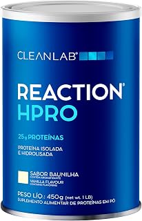 CLEANLAB REACTION HPRO (450g)- Sabor Baunilha
