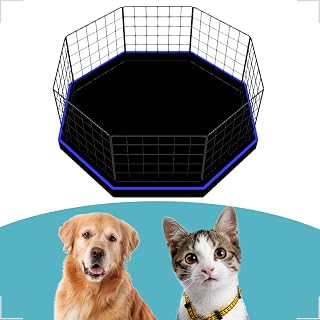 Gaiola Modular Pet 30x30 para Cães Gatos Coelhos e Filhotes (Preto-Azul)
