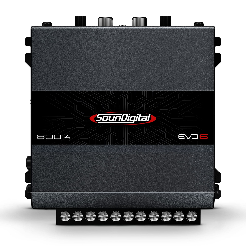 Módulo Amplificador Soundigital SD800.4 EVO 6 800W RMS 4 Canais Bridge 4 Ohms SD800
