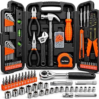 Kit Jogo de Ferramentas 129 Peças Completo com Maleta Organizada Portátil