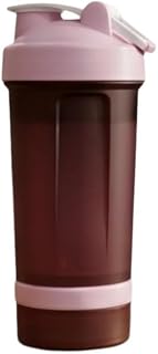 Coqueteleira 500ml Academia Fitness Whey Suplementos Antivazamento(COM NOME,Rosa) |