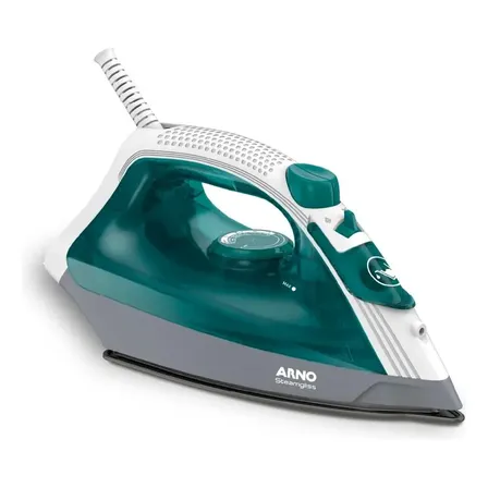 Ferro A Vapor Elétrico Arno Steamgliss Fsgp Cor Branco/Verde