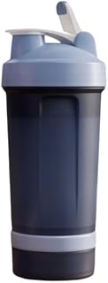 Coqueteleira 500ml Academia Fitness Whey Suplementos Antivazamento(COM NOME,Azul) |