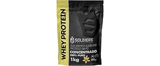 Whey Protein Concentrado 1Kg - Baunilha - 100% Puro Importado - Soldiers NutritionWhey Protein Concentrado 1Kg - Baunilha - 100% Puro Importado - Soldiers Nutrition