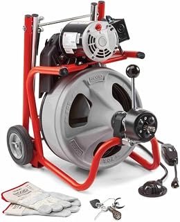 RIDGID Conjunto de ferramentas 12128 T-240 para máquinas de tambor e máquinas de limpeza de drenos, incluído com kits selecionados de cobra para limpeza de dreno RIDGID K-3800 e K-400