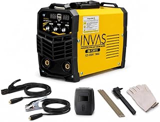 Máquina de solda inversora bivolt com ampla compatibilidade de tensão (adapta-se automaticamente a 110V/220V) e diversos acessórios inclusos | Corrente 20-160A, Ignição Instantânea, Proteção IP21S,