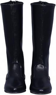 MotiveTech Botas de boneca, botas, acessório de calçado, material PU, acabamento estruturado, longa, adequadas para exposições de moda, vitrines de colecionadores e cenas de