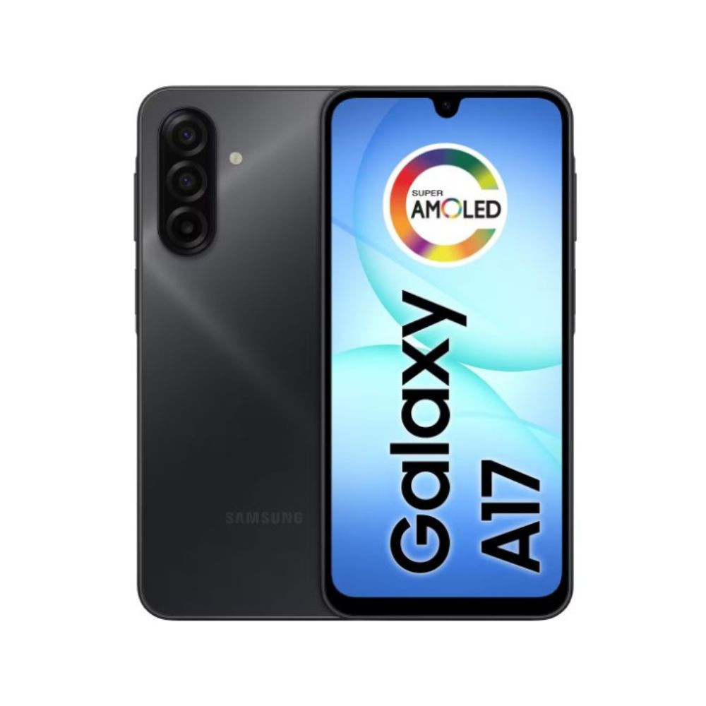 Celular Galaxy A17 4G Tela 6.7 128GB Super AMOLED Câmera Tripla 50MP Samsung - Preto