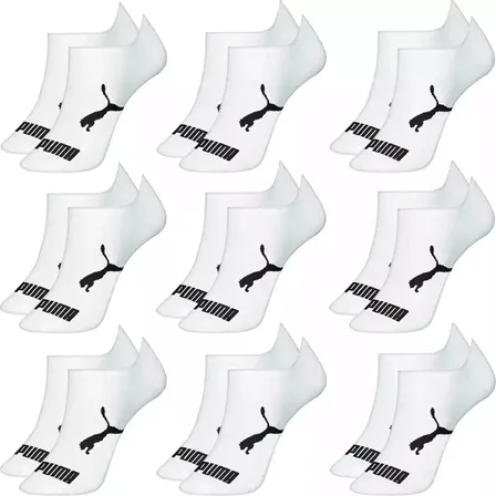 Kit 9 Pares Meias Puma Sapatilha Cano Baixo Algodão Original