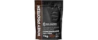 Whey Protein Concentrado 1Kg - Chocolate Belga - 100% Puro Importado - Soldiers NutritionWhey Protein Concentrado 1Kg - Chocolate Belga - 100% Puro Importado - Soldiers Nutrition