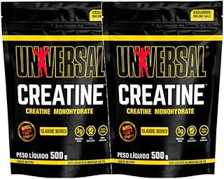 Creatina Monohidratada Universal - Universal Nutrition (500g (Pacote de 2))