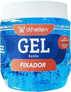 Di Hellen Cosméticos Gel Fixador Estilo Sem Álcool Azul