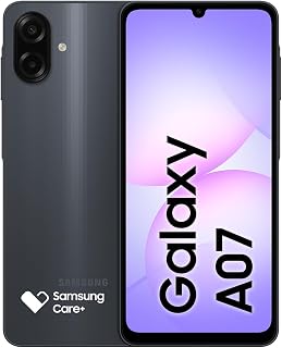 Celular Samsung Galaxy A07 128GB, 4GB, Câm. 50MP, Tela 6.7"- Preto