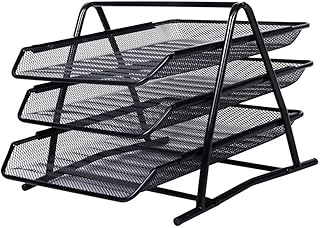 Caixa de Correspondência, Organizador de Mesa, Tripla, Metal, Gv Office, 9205