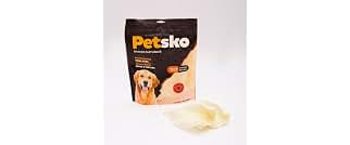 Petisco Orelha Bovina Branqueada PETSKO 100% Natural Para Cães - 4 unidadesPetisco Orelha Bovina Branqueada PETSKO 100% Natural Para Cães - 4 unidades