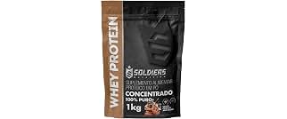 Whey Protein Concentrado 1kg - Cookies - 100% Importado - Soldiers NutritionWhey Protein Concentrado 1kg - Cookies - 100% Importado - Soldiers Nutrition