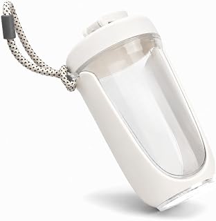 Coqueteleira 550ml Shaker Academia com Esfera Misturadora Fitness(Branco) |