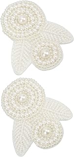Acessórios Decorativos de Flor de Sapato de Pérola para Moda, Estilo Personalizado, Decoração Diy para Sapatos, Presentes para Namoradas, 2 Peças