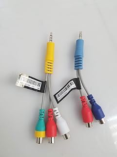 TV Samsung UN43MU6300FXZA Adaptador original/cabo de vídeo de áudio/Conjuntos de cabos A/V # BN39-02189A/ BN39-02190A compatível com Samsung.